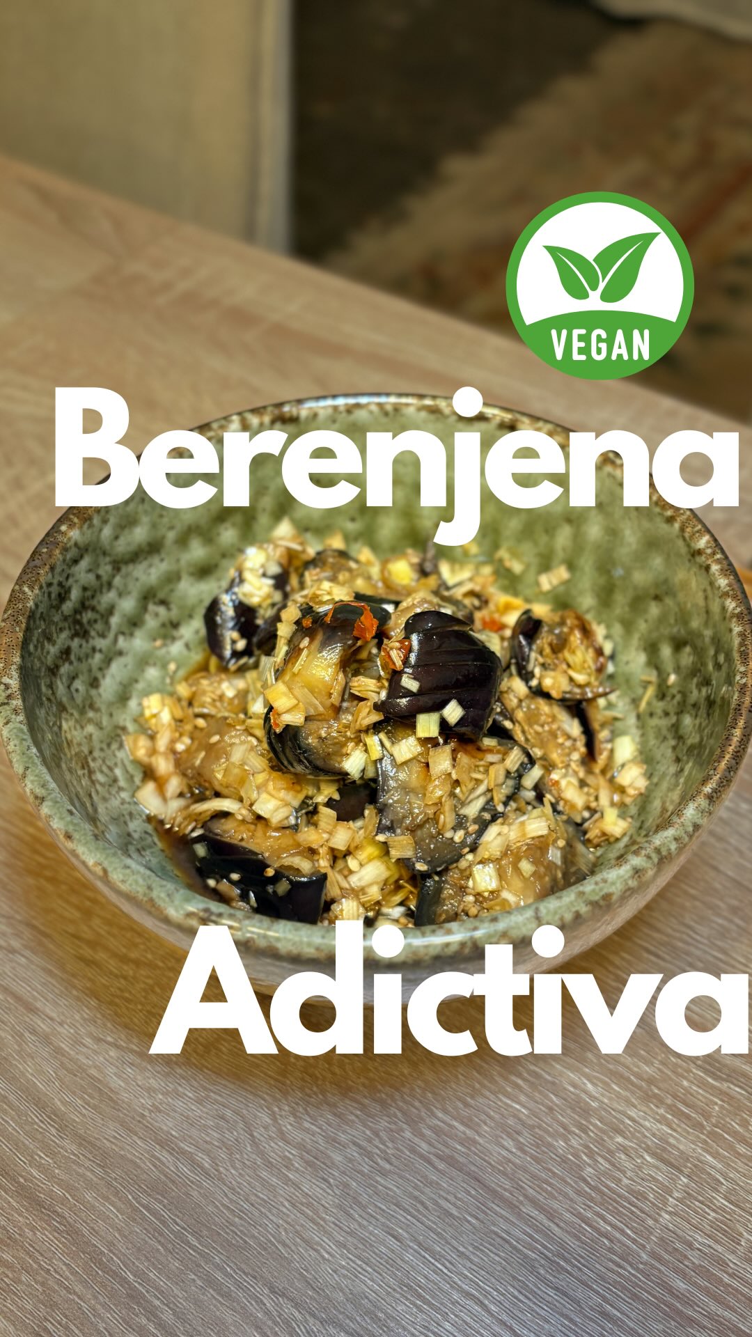 Berenjena marinada estilo japonés