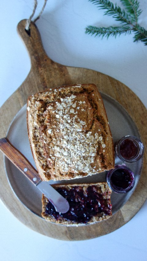 Bizcocho de avena sin azúcar