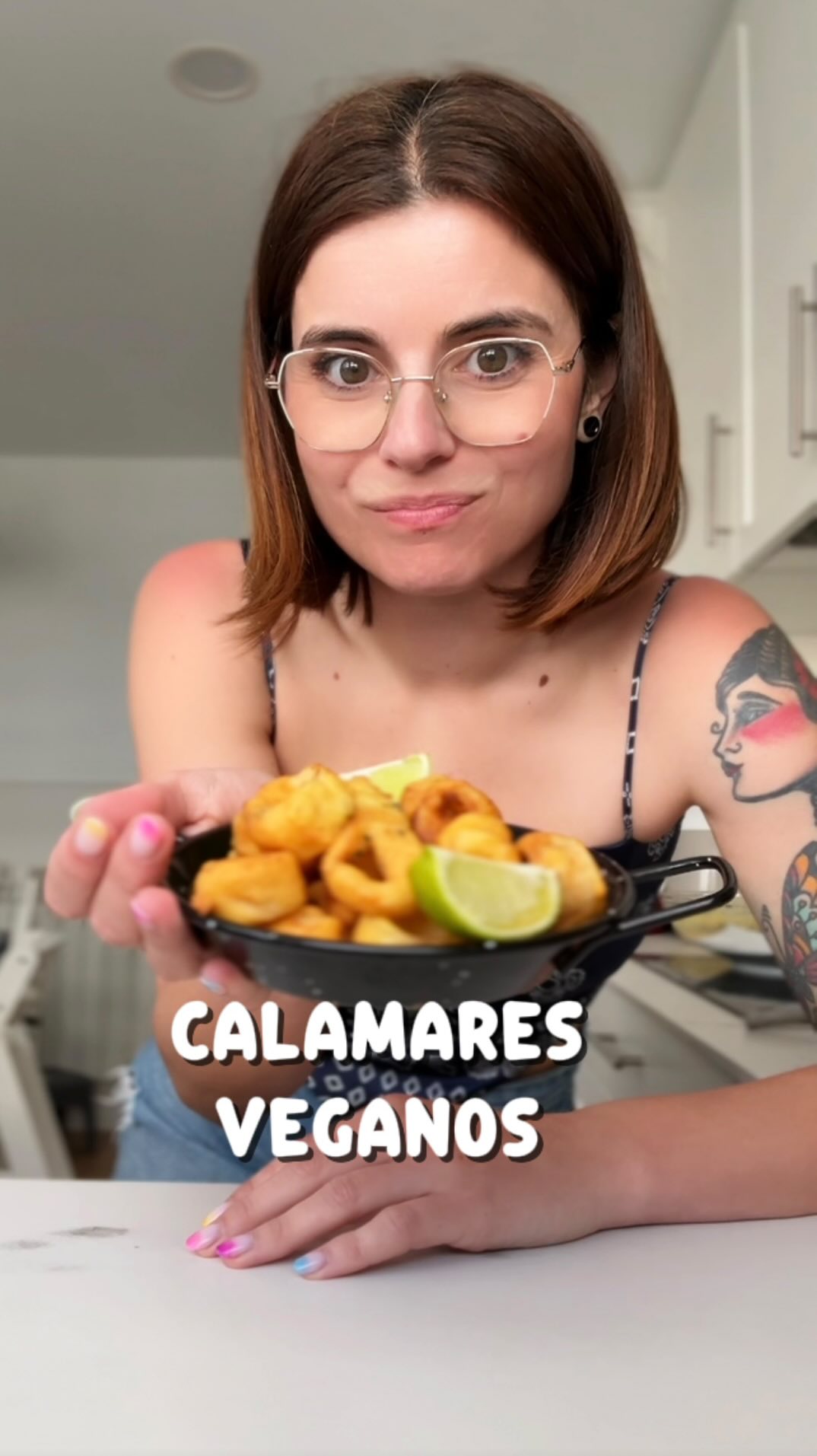 Calamares veganos de palmito
