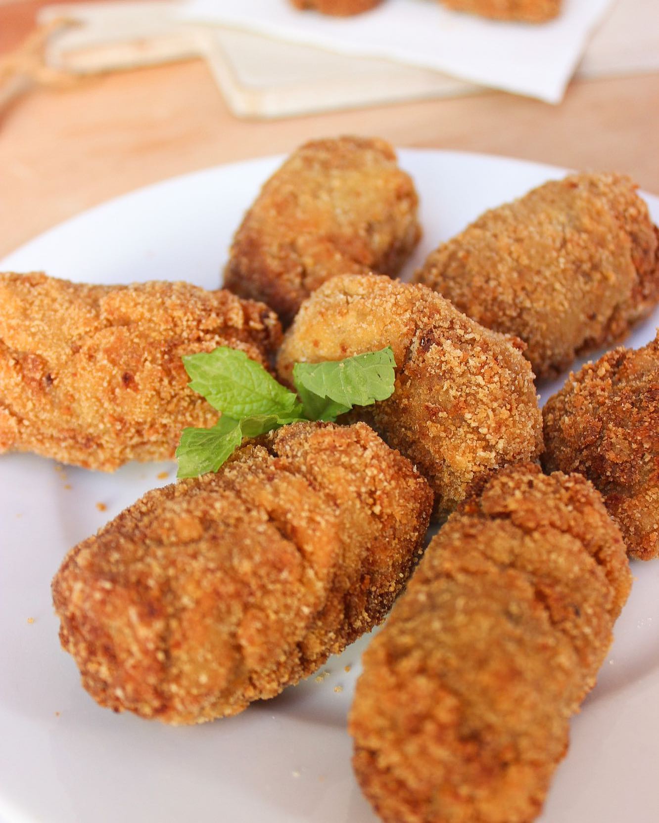 Croquetas de Heura y champiñones