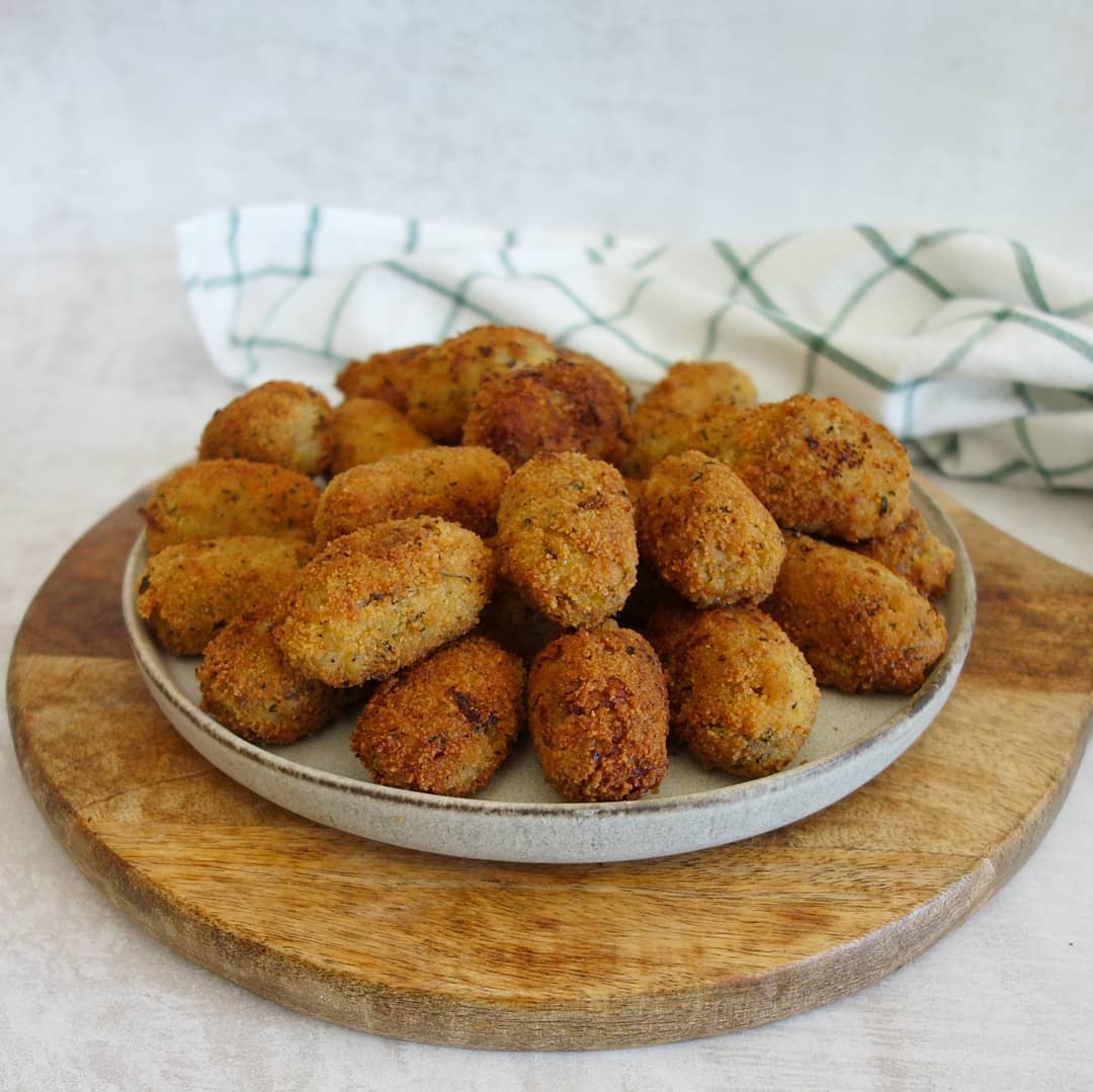 Croquetas de morcilla vegana