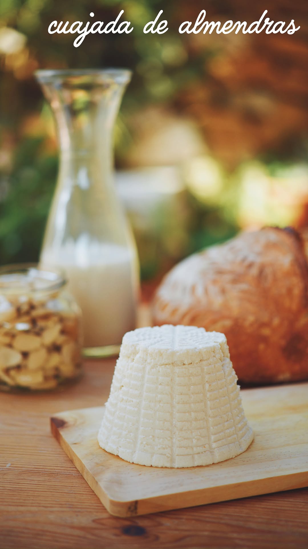 Cuajada de almendras