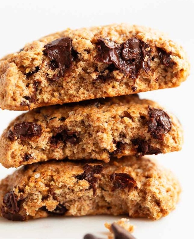 Galletas veganas con chispas de chocolate