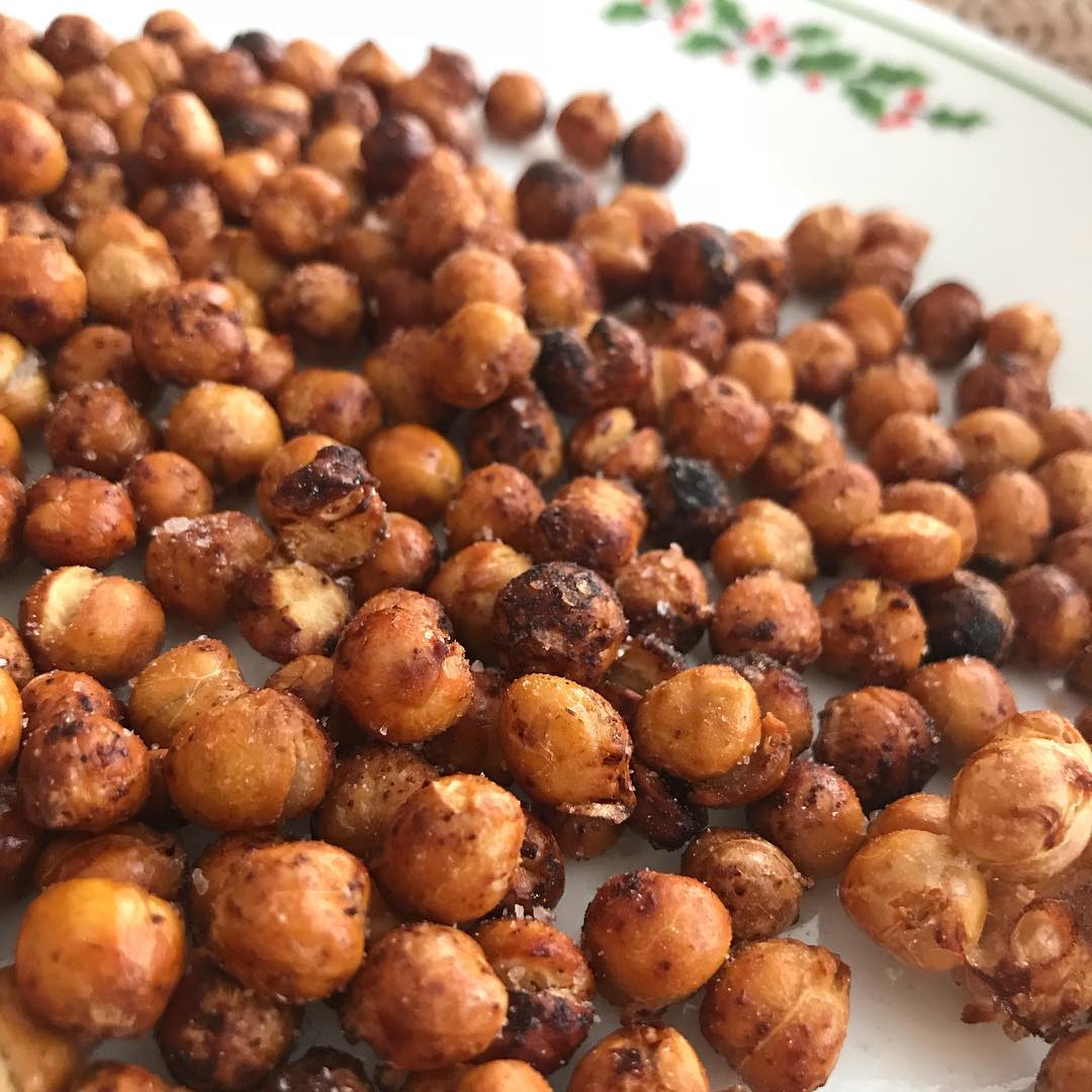 Garbanzos crujientes en air fryer