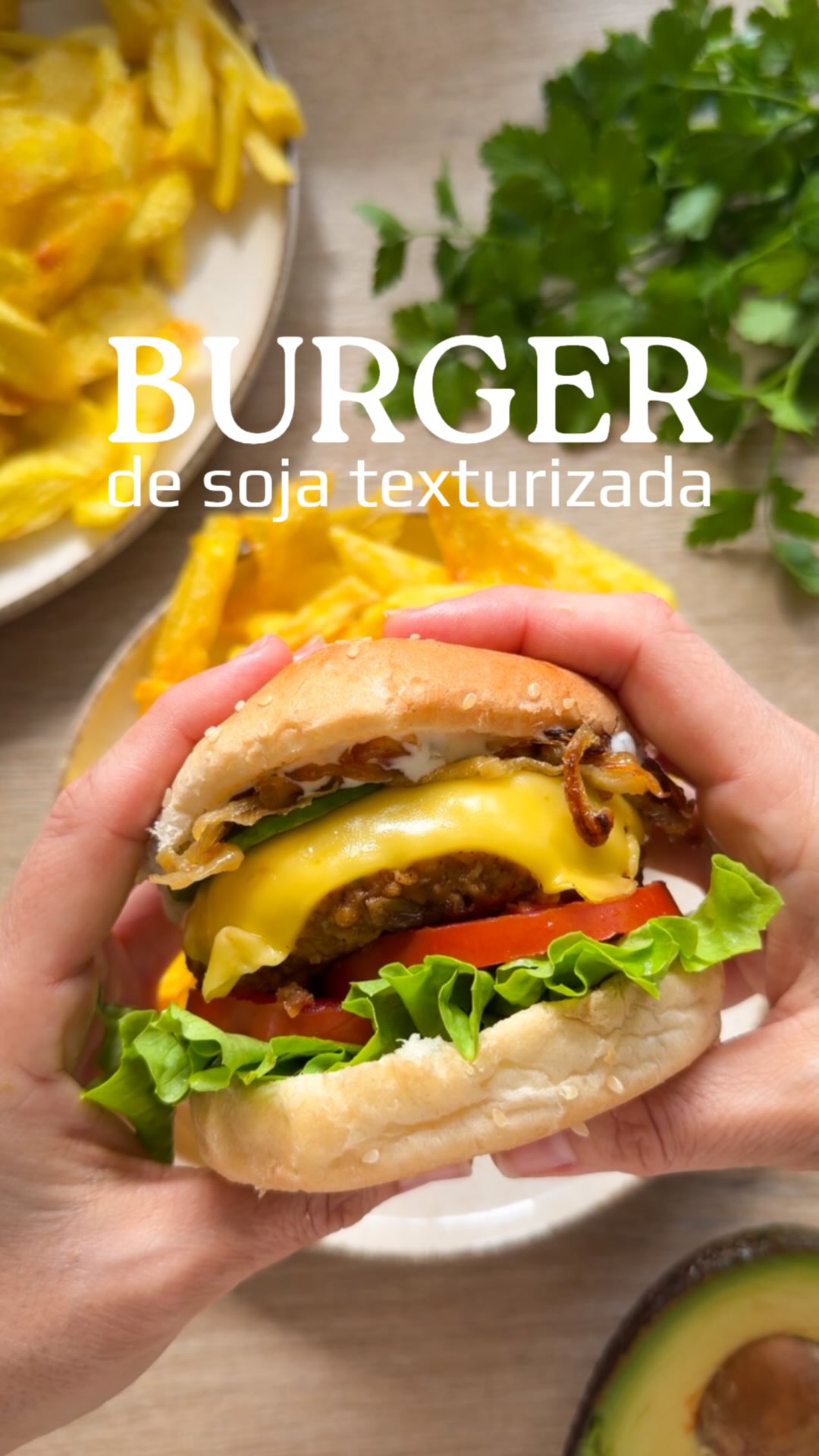 Hamburguesas de soja texturizada