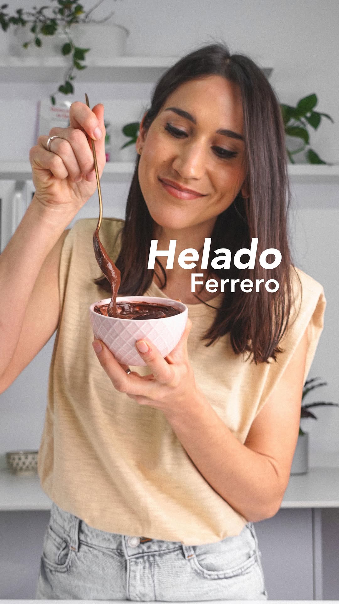 Helado sabor Ferrero