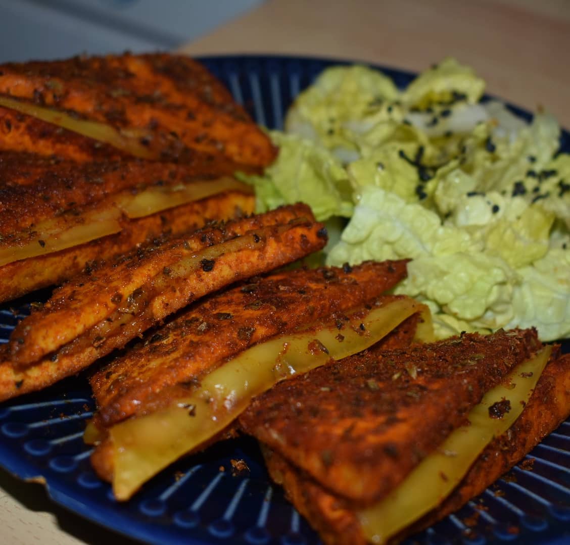 Libritos de tofu adobado