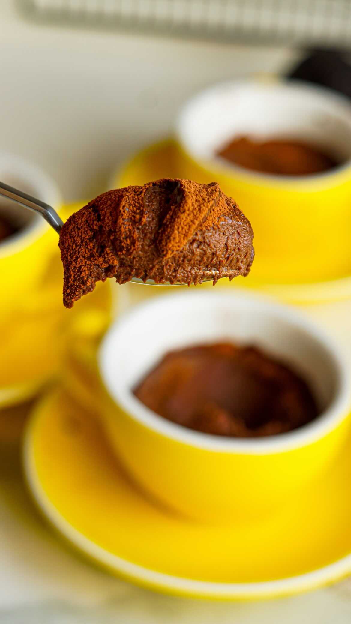 Mousse fácil de chocolate