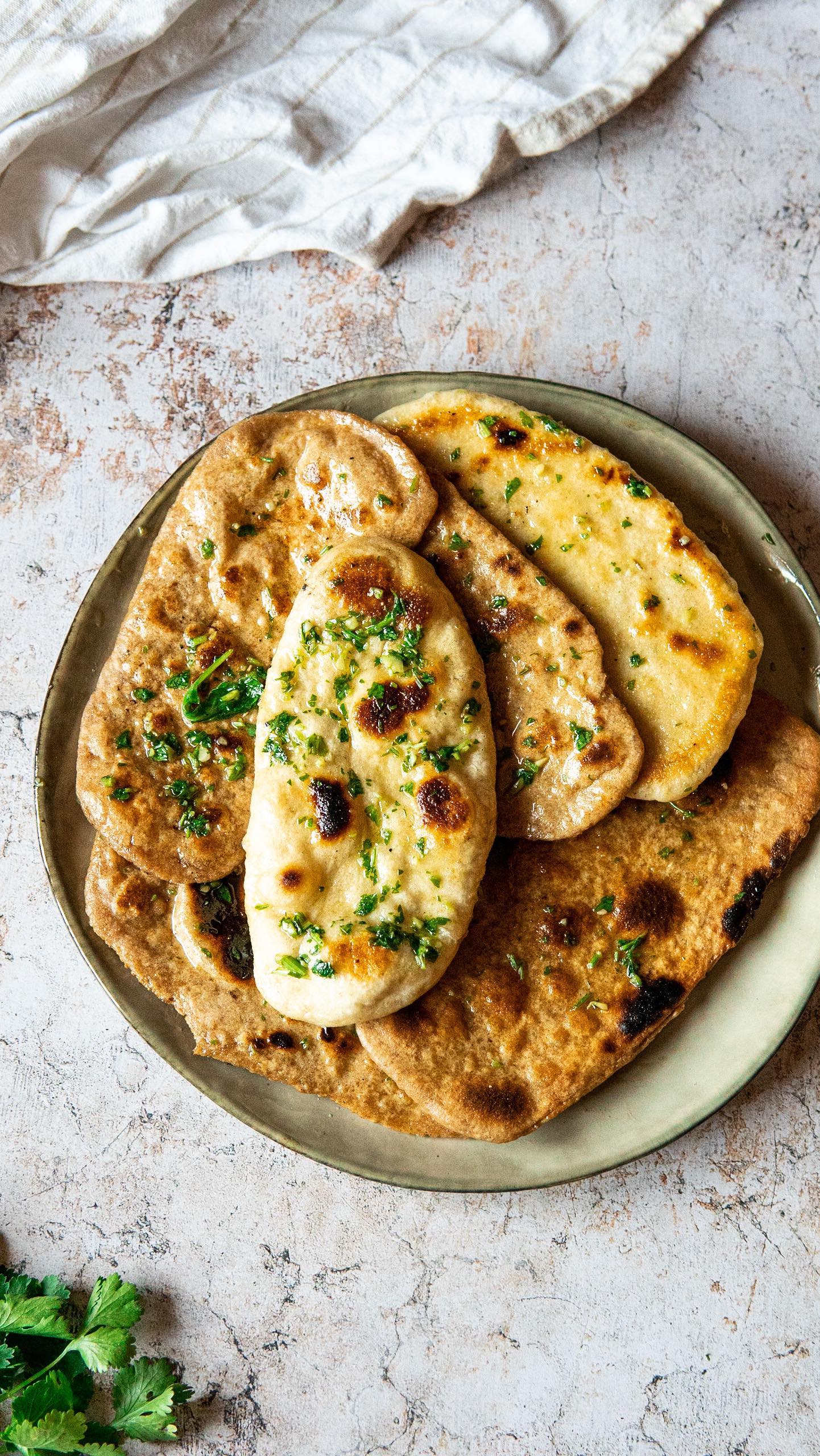 Pan naan de 2 ingredientes