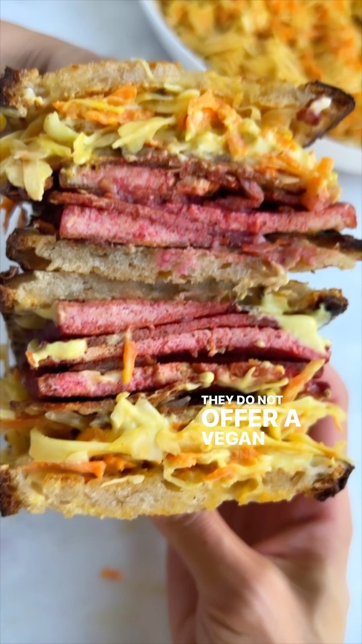 Pastrami vegano de tofu