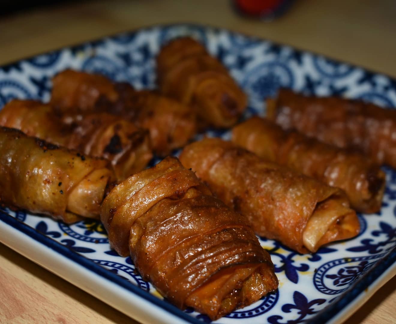 Rollitos de yuba al horno