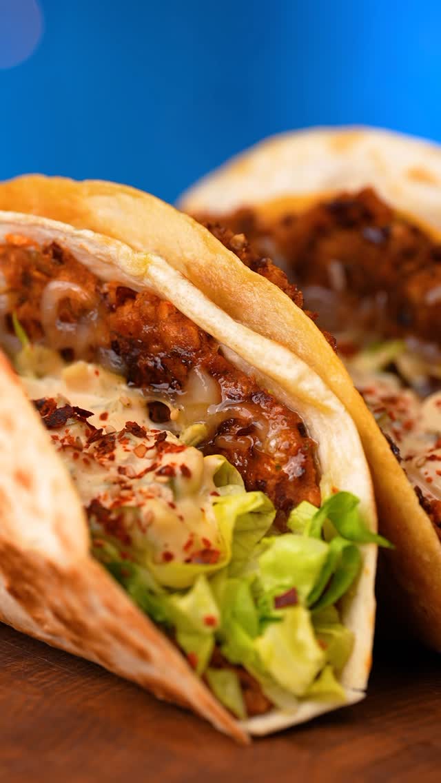 Tacos de alubias crujientes