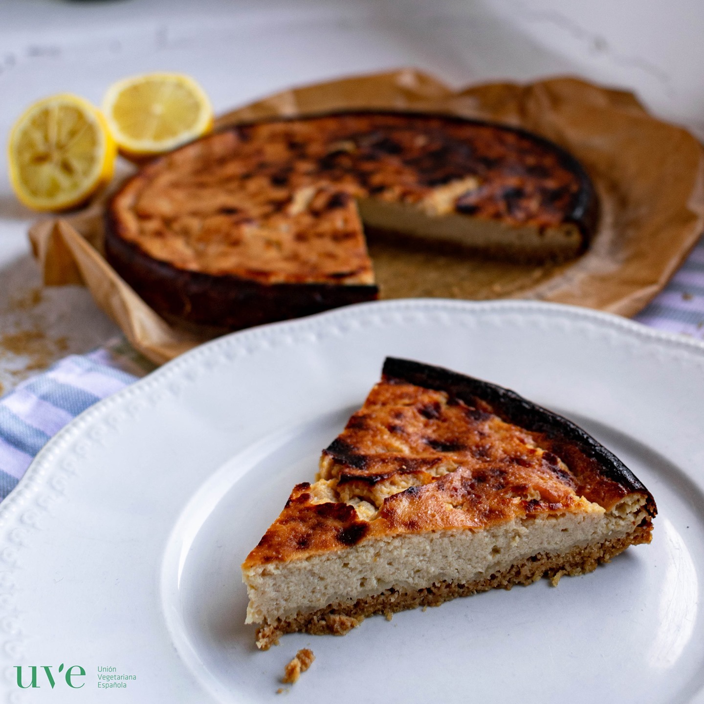 Tarta de queso al horno
