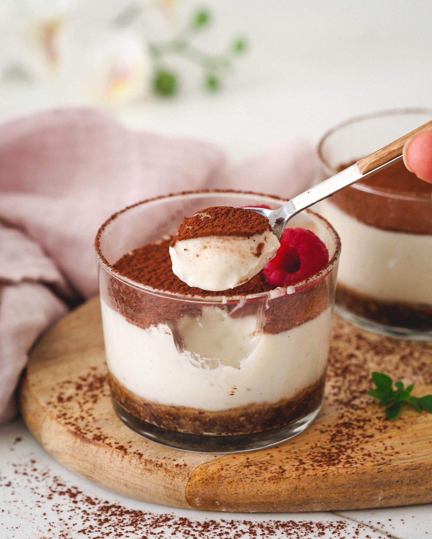 Tiramisú veraniego en vasitos