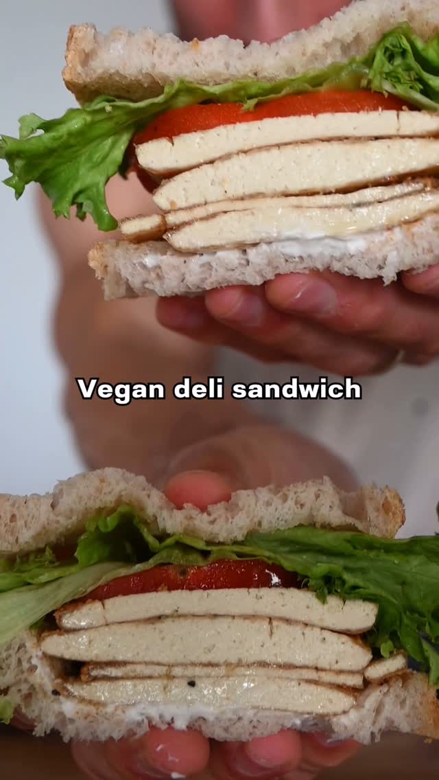 Tofu deli sandwich