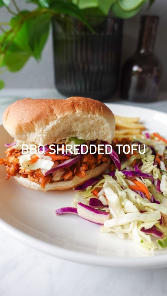 Tofu desmenuzado BBQ