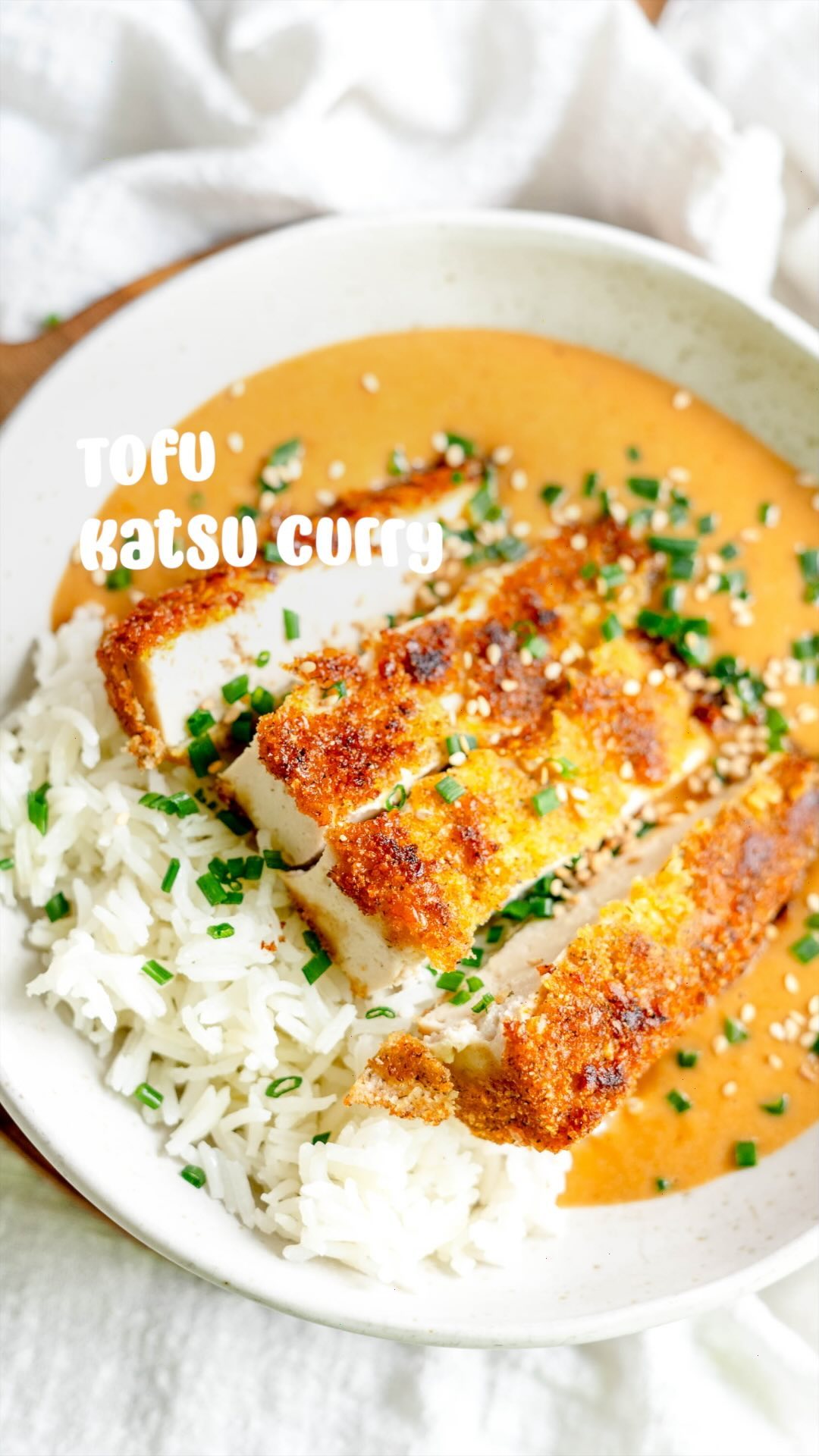 Tofu katsu curry