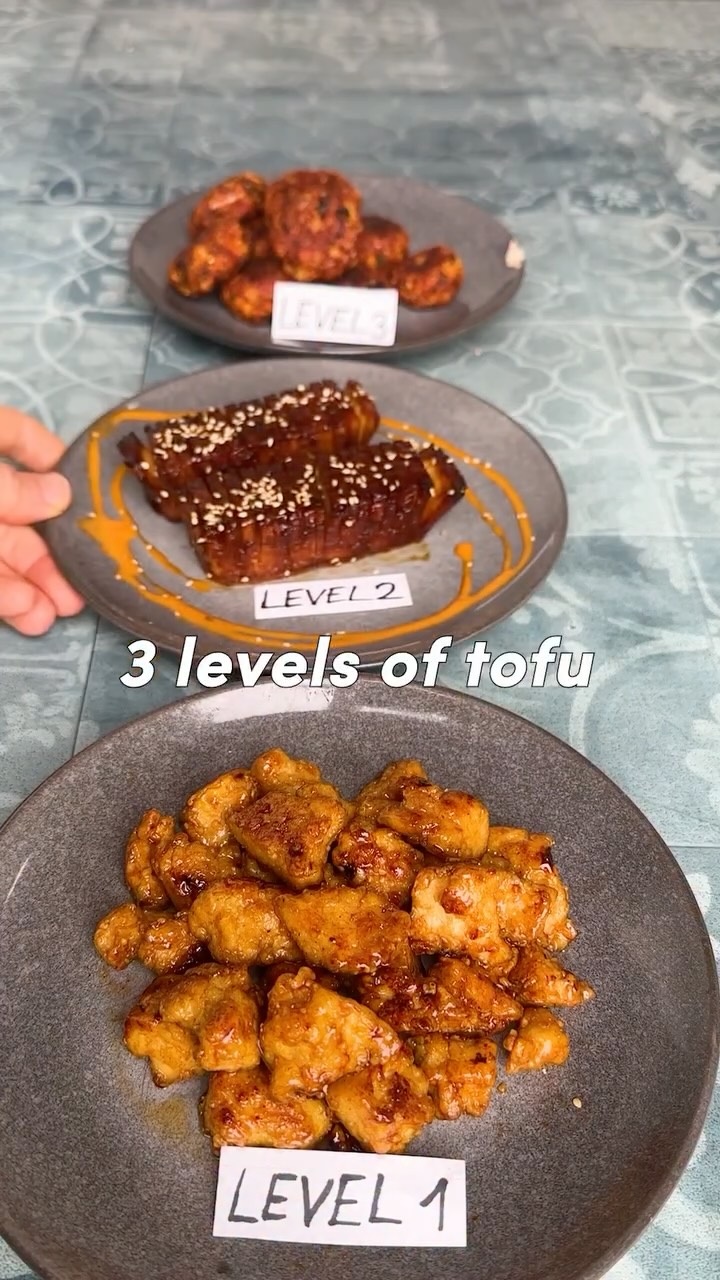 Tres ideas rápidas con tofu