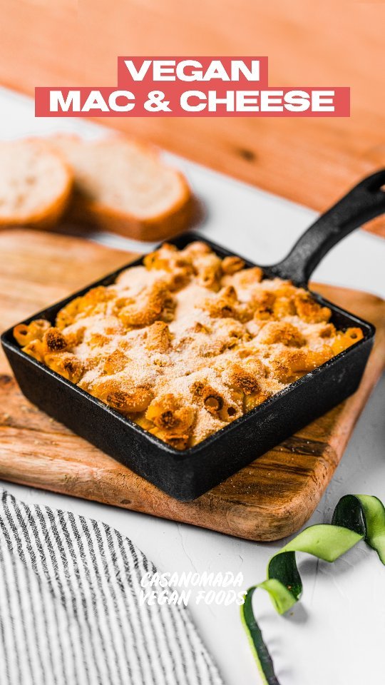 Vegan mac & cheese de calabacín y boniato